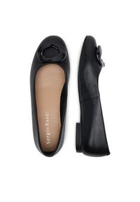 Sergio Bardi Baleriny WYL3692-2Z-SB Czarny. Kolor: czarny. Materiał: skóra #7
