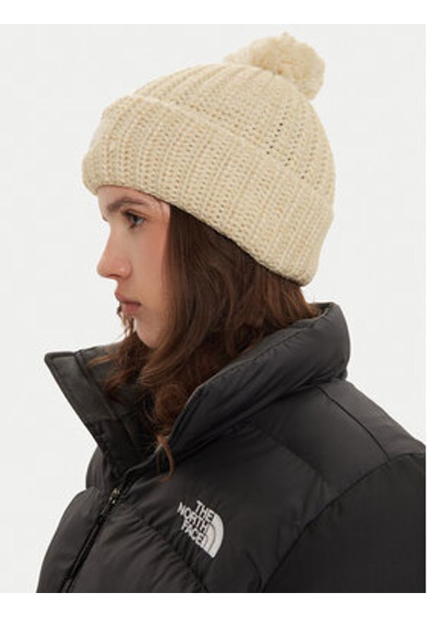 The North Face Czapka Cosy Chunky Cabin NF0A887W86I1 Écru. Materiał: poliester