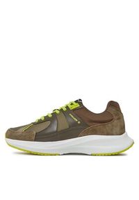 Strellson Sneakersy Greenwich 4010003278 Khaki. Kolor: brązowy. Materiał: materiał #2