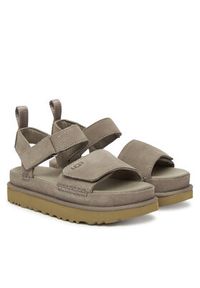 Ugg Sandały W Goldenstar 1136783 Srebrne rodowanie. Kolor: srebrny. Materiał: zamsz, skóra #5