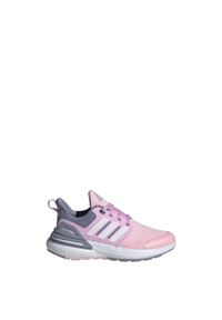Adidas - Rapidasport Bounce Sport Running Lace Shoes. Kolor: fioletowy, różowy, wielokolorowy, biały. Materiał: materiał. Sport: bieganie