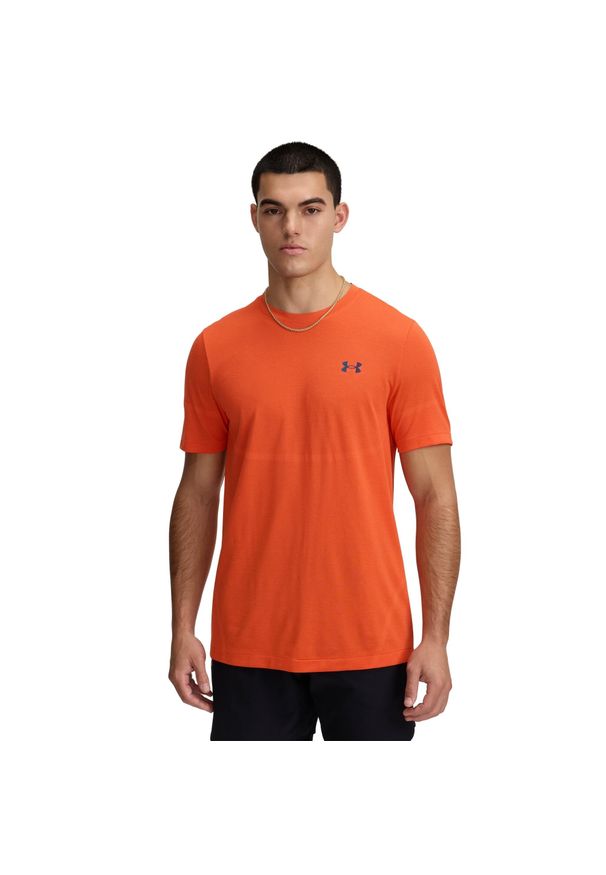 Treningowy top Under Armour Vanish Elite Seamless. Kolor: pomarańczowy. Sport: fitness