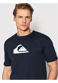 Quiksilver T-Shirt Comp EQYZT06534 Granatowy Regular Fit. Kolor: niebieski. Materiał: bawełna #3