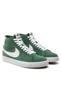 Nike Sneakersy Sb Zoom Blazer Mid FD0731 300 Zielony. Kolor: zielony. Materiał: skóra, zamsz. Model: Nike Zoom #3
