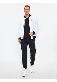 EA7 Emporio Armani Kurtka bomber 8NPB12 PN7LZ 1100 Biały Regular Fit. Kolor: biały. Materiał: syntetyk #6