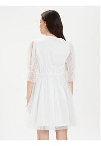 Gina Tricot Sukienka koktajlowa 22963 Biały Regular Fit. Kolor: biały. Materiał: syntetyk. Styl: wizytowy #5