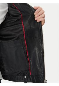 Guess Kurtka skórzana M2YL12 L0QN0 Czarny Regular Fit. Kolor: czarny. Materiał: skóra #6
