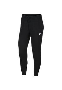 Spodnie sportowe damskie Nike Essential Pant Fleece. Kolor: czarny. Materiał: dresówka