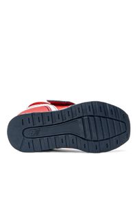 Buty sportowe dziecięce New Balance IZ996 (IZ996BA). Kolor: czerwony. Materiał: zamsz, syntetyk. Szerokość cholewki: normalna. Model: New Balance 996 #3