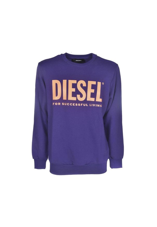 Bluza sportowa męska Diesel Gir Divisiion Logo. Kolor: fioletowy. Materiał: bawełna