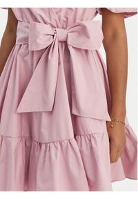 Fracomina Sukienka koktajlowa FY26SD1037W40001 Różowy Regular Fit. Kolor: różowy. Materiał: bawełna. Styl: wizytowy #3