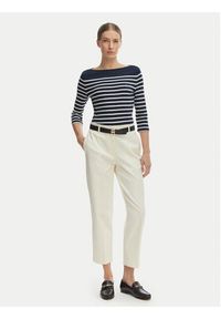 TOMMY HILFIGER - Tommy Hilfiger Bluzka New Cody WW0WW40589 Granatowy Slim Fit. Kolor: niebieski. Materiał: bawełna #4