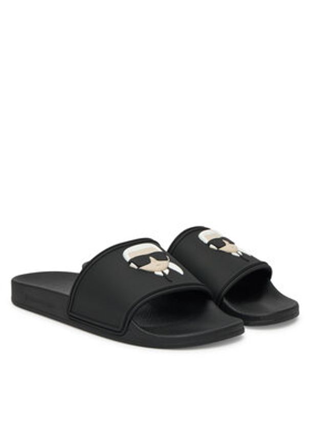 Karl Lagerfeld - KARL LAGERFELD Klapki Kondo KL70005A Czarny. Kolor: czarny