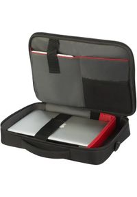 Samsonite Guardit 2.0 Office Case 15.6'' czarna. Kolor: czarny. Materiał: tkanina, materiał. Styl: biznesowy