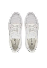 Calvin Klein Sneakersy Hike Runner Mesh Mix Met Mg YW0YW02009 Biały. Kolor: biały. Materiał: mesh, skóra, materiał #5
