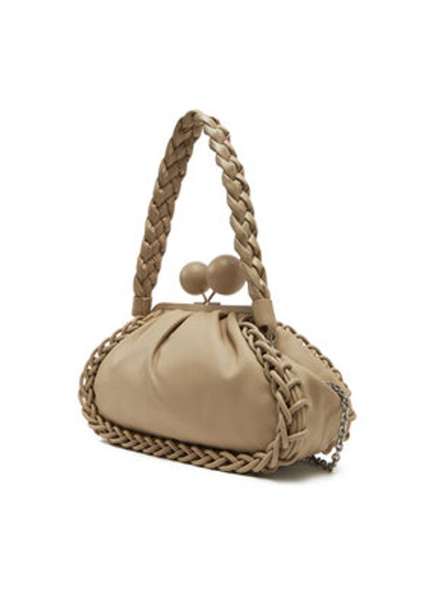 Weekend Max Mara Torebka Lecitopv 2515511194650 Beżowy. Kolor: beżowy. Materiał: skórzane