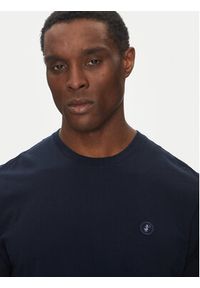 Save The Duck T-Shirt DT1194M BESY20 Granatowy Regular Fit. Kolor: niebieski. Materiał: bawełna #3
