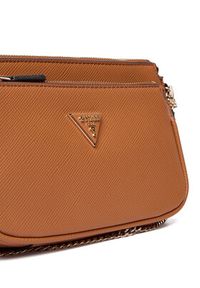 Guess Torebka Noelle II Mini HWZG96 72710 Brązowy. Kolor: brązowy. Materiał: skórzane