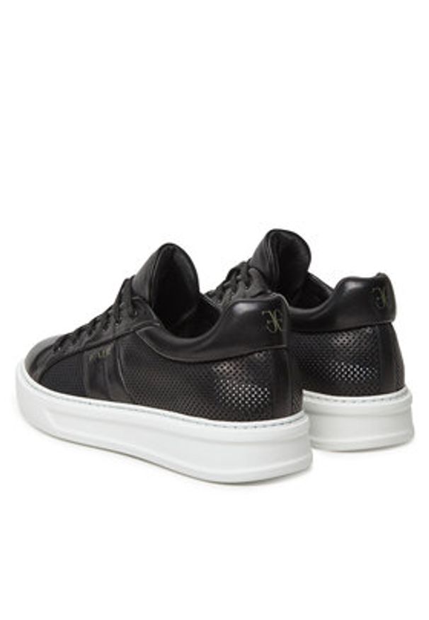 Fabi Sneakersy FU0459 Czarny. Kolor: czarny. Materiał: skóra