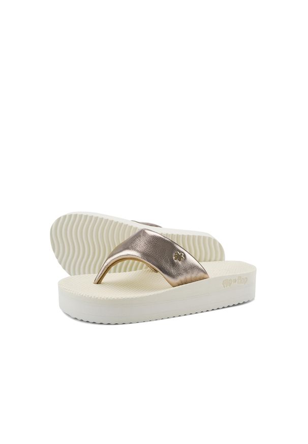 Flip*Flop - Japonki basenowe damskie Flip Flop Comfy Paddy. Kolor: biały. Sezon: lato