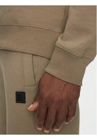 Hugo - HUGO Bluza Dettil 50533689 Brązowy Relaxed Fit. Kolor: brązowy. Materiał: bawełna