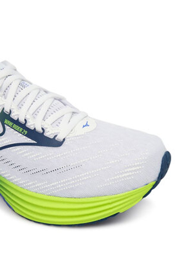 Mizuno Buty do biegania Wave Rider 29 J1GC2503 53 Biały. Kolor: biały. Materiał: materiał. Model: Mizuno Wave