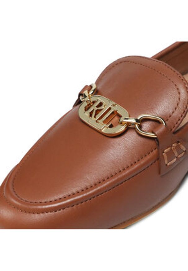 Lauren Ralph Lauren - LAUREN RALPH LAUREN Lordsy Averi 802834983002 Brązowy. Kolor: brązowy. Materiał: skóra
