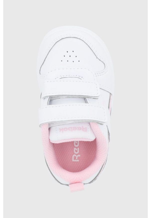 Reebok Classic Buty dziecięce kolor biały. Zapięcie: rzepy. Kolor: biały. Materiał: guma. Model: Reebok Classic