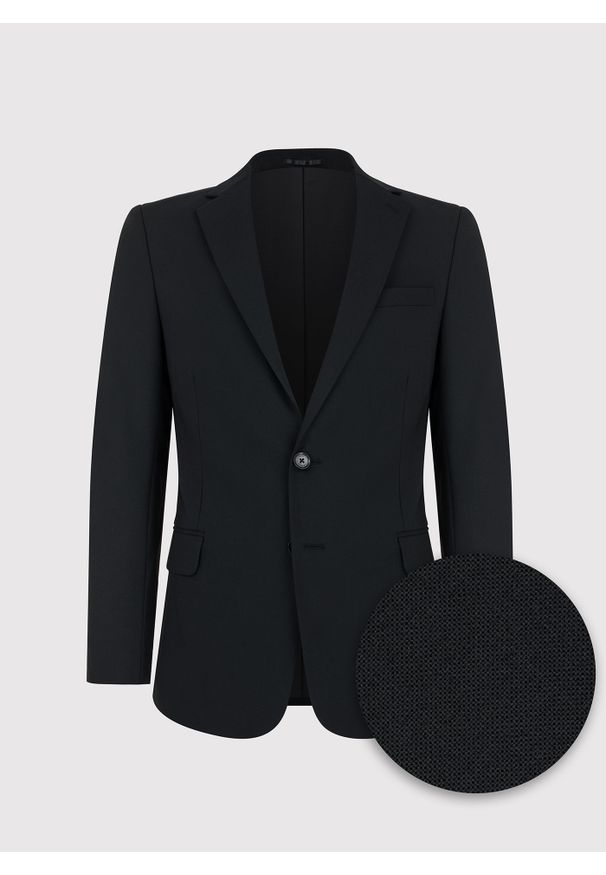 Pako Lorente - PAKO LORENTE – Marynarka garniturowa w kolorze czarnym. Kolor: czarny. Materiał: wełna. Styl: klasyczny