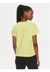 Pinko T-Shirt Basico 100373 A1N8 Żółty Regular Fit. Kolor: żółty. Materiał: bawełna