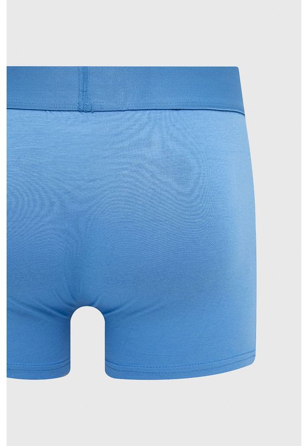 Resteröds - Bokserki Bamboo Viscose (3-pack). Kolor: niebieski. Materiał: włókno, bawełna