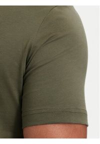 EA7 Emporio Armani T-Shirt 7M001412 AF22264 U7014 Zielony ciemny Regular Fit. Kolor: zielony. Materiał: bawełna #4