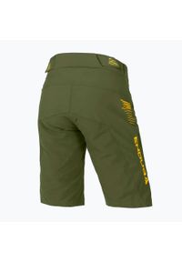 ENDURA - Spodenki rowerowe męskie Endura Singletrack II Short. Kolor: zielony