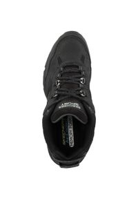 skechers - Buty do chodzenia męskie Skechers Vigor 30. Zapięcie: sznurówki. Kolor: czarny. Materiał: tkanina, materiał, skóra, syntetyk. Szerokość cholewki: normalna. Sport: turystyka piesza