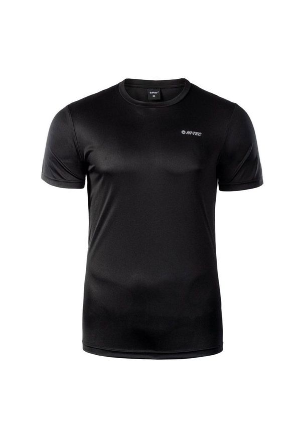 Hi-tec - Koszulka męska Hi-Tec Sibic - czarna, Rozmiar XXL. Kolor: czarny. Materiał: dzianina, poliester