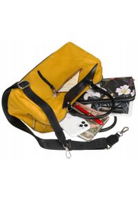 DAVID JONES - Bagietka żółta David Jones [DH] 6702-6. Kolor: żółty. Wzór: gładki, aplikacja #1