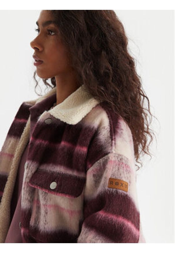 Roxy Kurtka przejściowa Passage Of Time ERJJK03670 Bordowy Relaxed Fit. Kolor: czerwony. Materiał: syntetyk