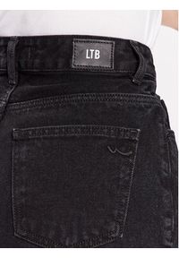 LTB Szorty jeansowe Belinda 60975 15453 Czarny Regular Fit. Kolor: czarny. Materiał: jeans, bawełna