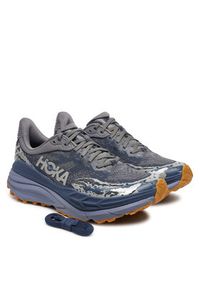 HOKA - Hoka Buty do biegania Stinson 7 1141530 Szary. Kolor: szary. Materiał: materiał