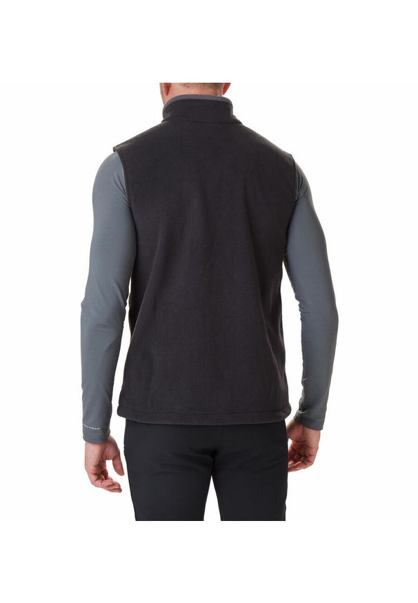 columbia - Bezrękawnik turystyczny męski Columbia Fast Trek Fleece Vest kamizelka. Kolor: czarny. Długość rękawa: bez rękawów. Sport: turystyka piesza