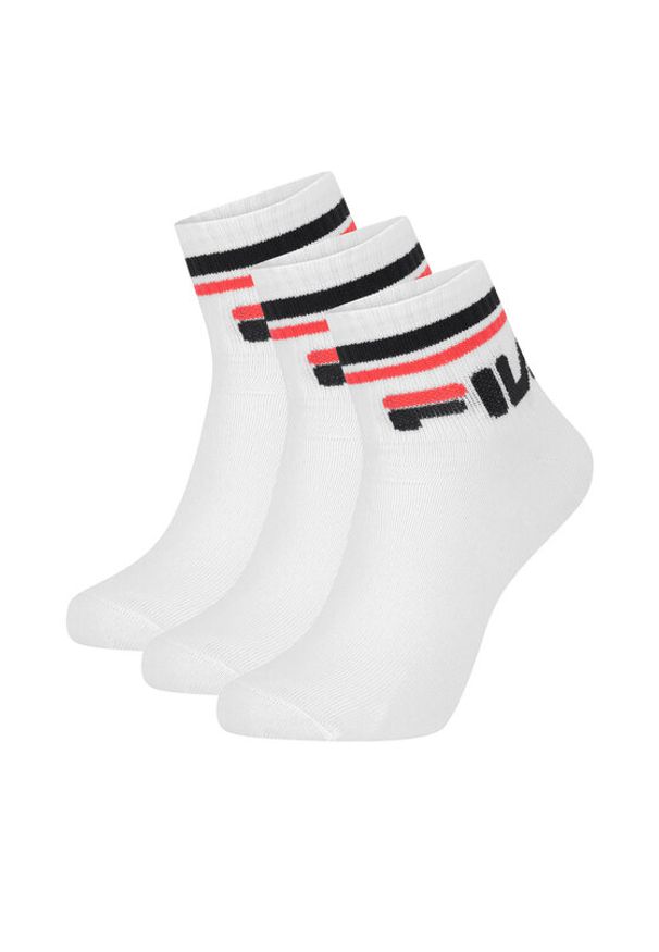 Fila Skarpety krótkie F9398-AW24 (3-pack) Biały. Kolor: biały. Materiał: bawełna