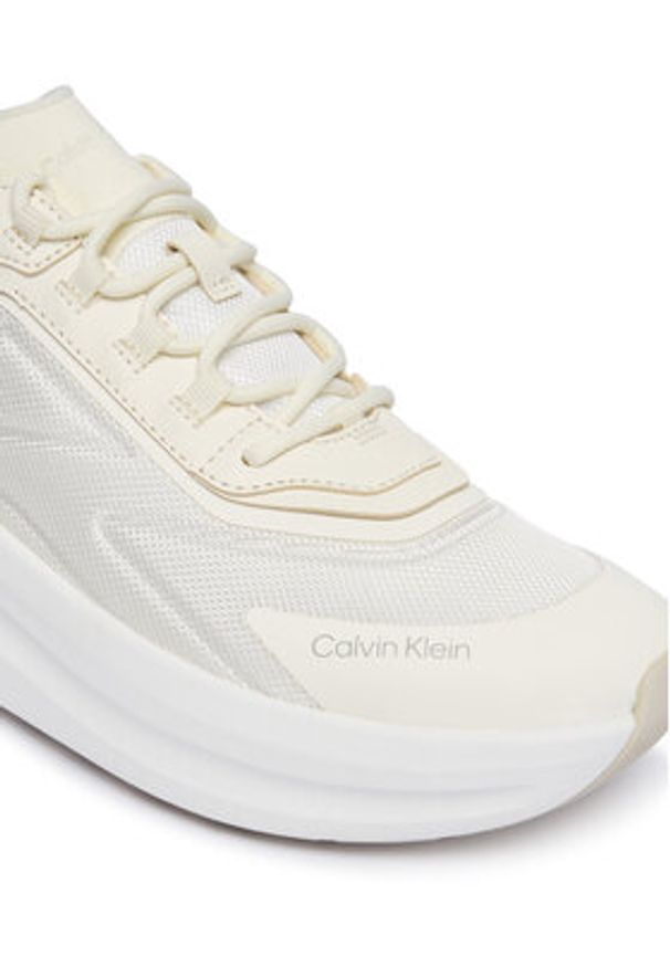 Calvin Klein Sneakersy Chunky Runner Laceup Hf Blst Ny HW0HW03111 Biały. Kolor: biały. Materiał: materiał