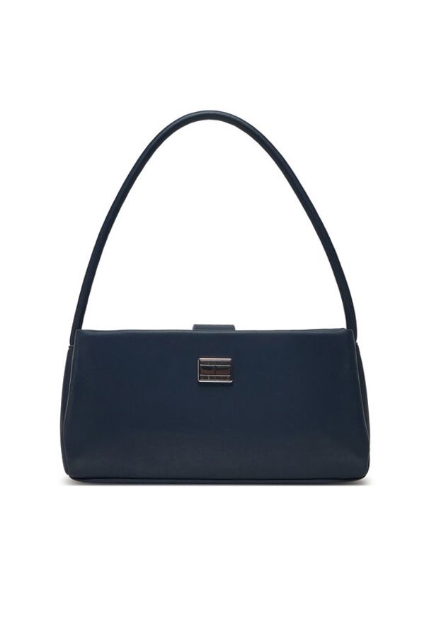 Tommy Jeans Torebka Tjw American Cool Shoulder Bag AW0AW17295 Granatowy. Kolor: niebieski. Materiał: skórzane