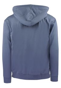 Wygodna Bluza Bawełniana - Pako Jeans - Szaro-Niebieska z Kapturem. Typ kołnierza: kaptur. Kolor: niebieski. Materiał: bawełna. Styl: klasyczny #7