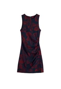 Desigual Sukienka koktajlowa Petofrunce 25WWVW20 Bordowy Slim Fit. Kolor: czerwony. Materiał: wiskoza. Styl: wizytowy #4