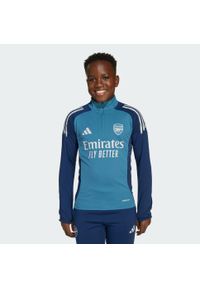 Adidas - Bluza Arsenal Tiro 25 Competition Training Kids. Kolor: niebieski. Materiał: dresówka. Sport: piłka nożna