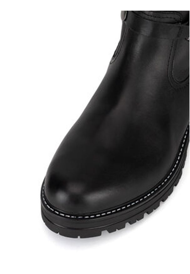 Remonte Oficerki D2282-01 Czarny. Kolor: czarny. Materiał: skóra