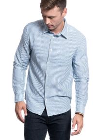 Wrangler - KOSZULA MĘSKA WRANGLER LS 1PKT SHIRT REAL WHITE W5A9LOXW1 112130088 #7