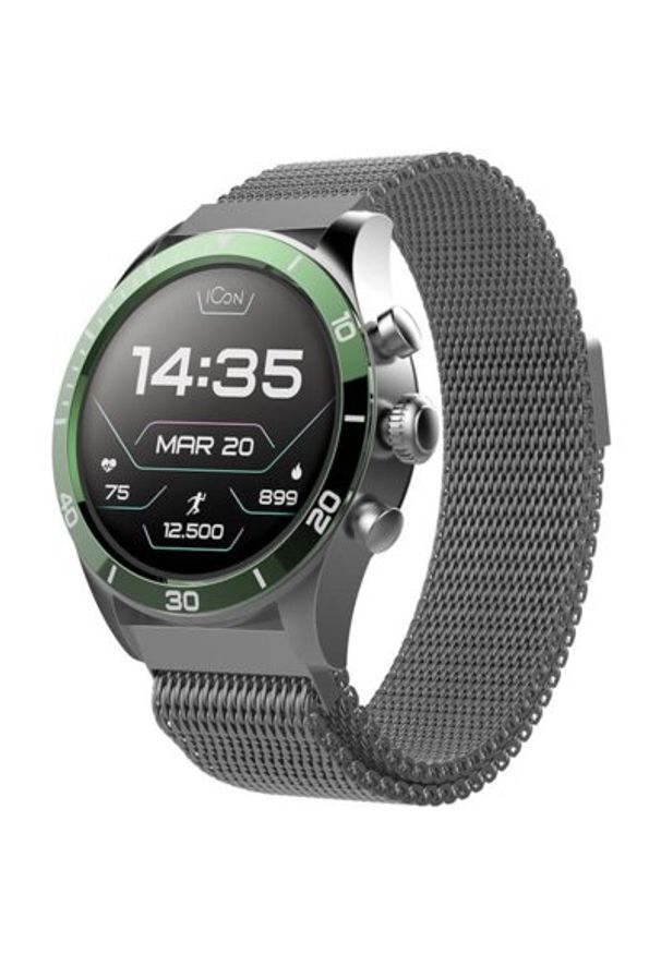 Smartwatch FOREVER Icon AW-100 Zielony. Rodzaj zegarka: smartwatch. Kolor: zielony. Styl: elegancki, casual