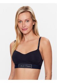 Calvin Klein Underwear Biustonosz bezfiszbinowy 000QF6770E Granatowy. Kolor: niebieski. Materiał: bawełna
